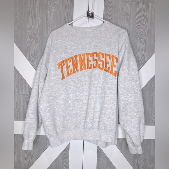 313. University of Tennessee Light Gray Gear For Sports Big Cotton Sweatshirt XL - Picture 1 of 5